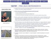 Tablet Screenshot of geotor.pl